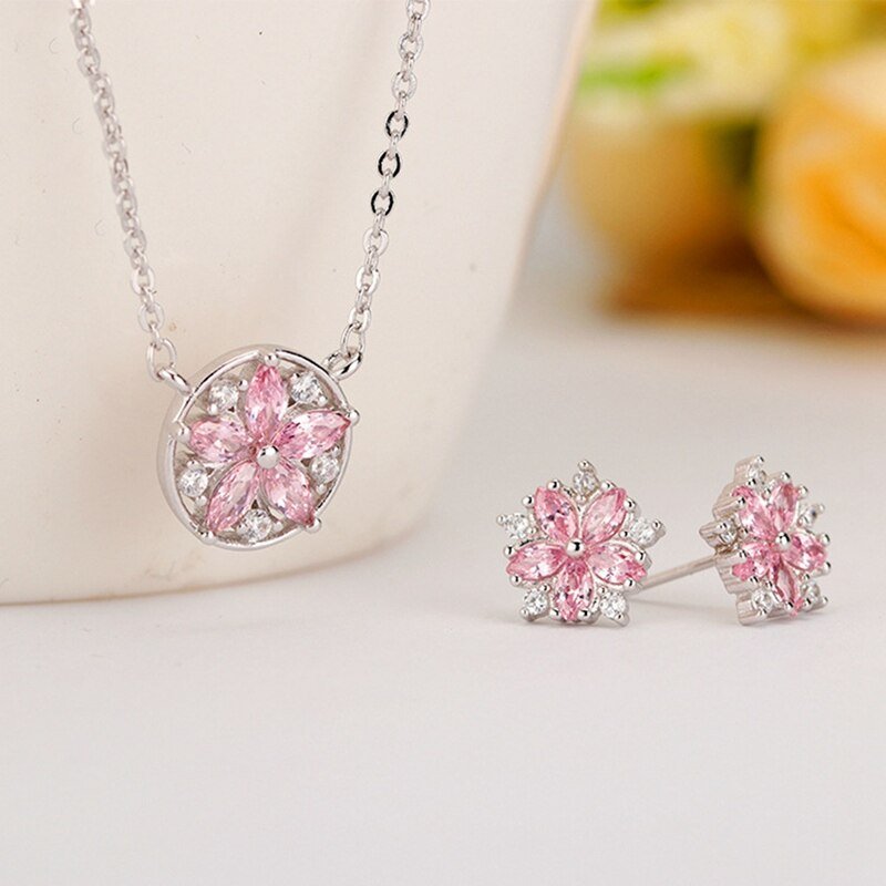Boucles D'oreilles Roses