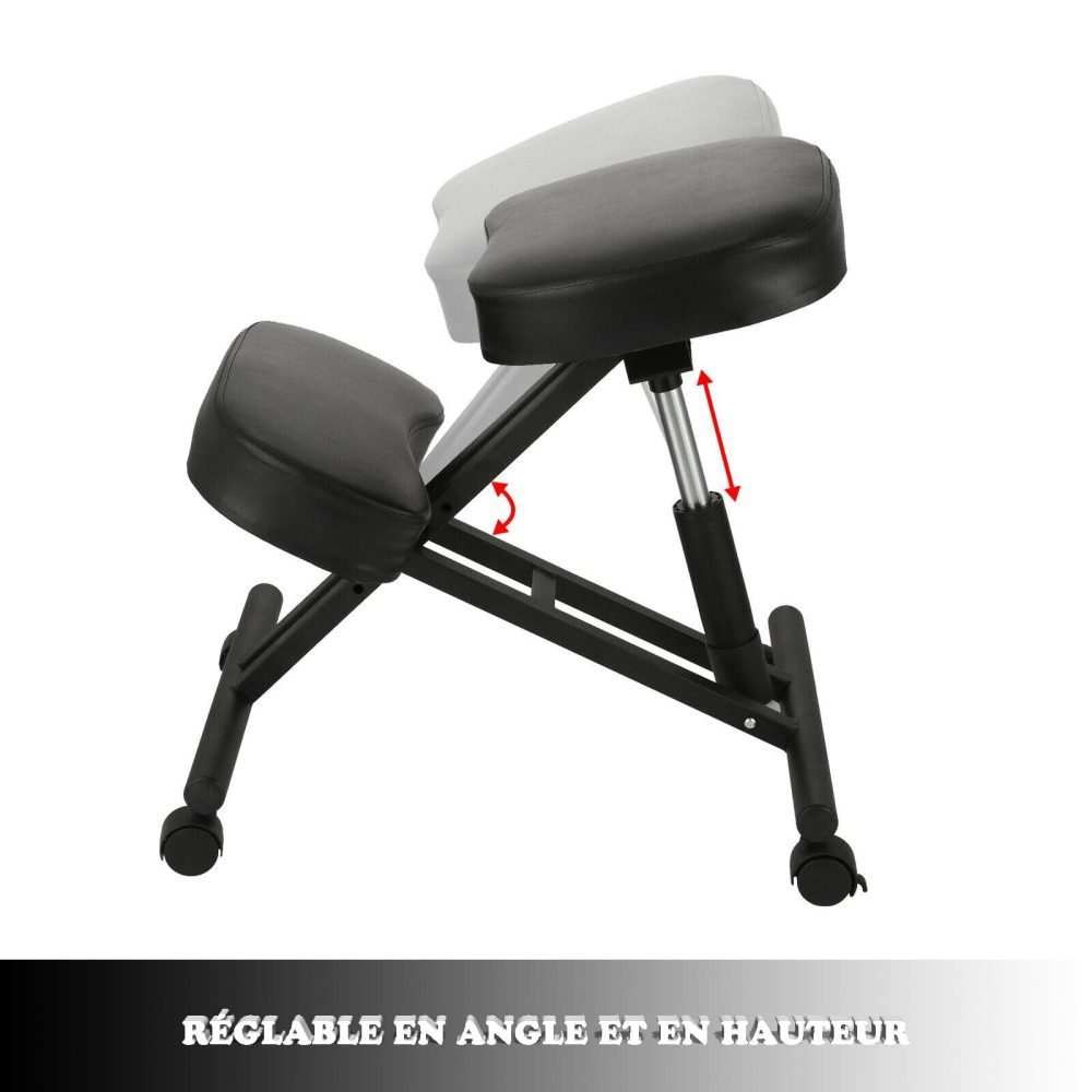 installation du Tabouret Ergonomique de Bureau réglable