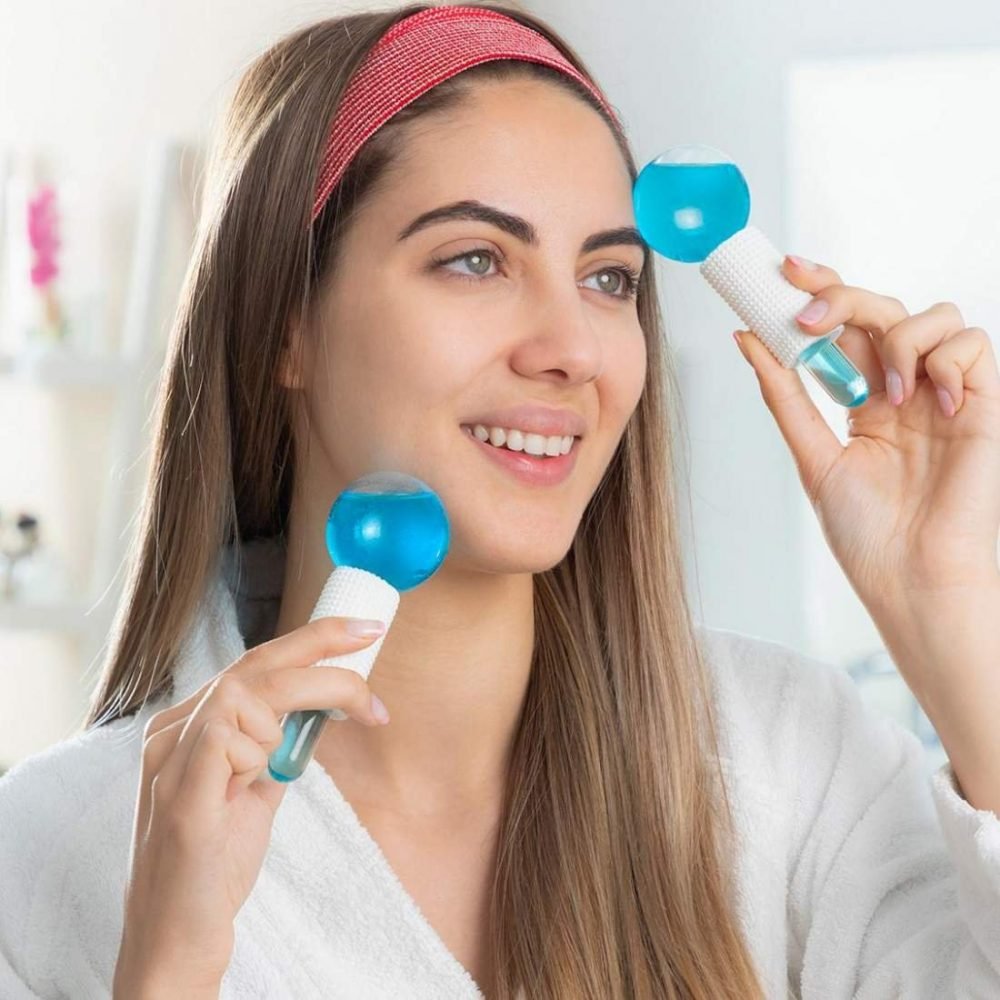 Boules de massage pour le visage avec effet rafraîchissant |  eBoutique