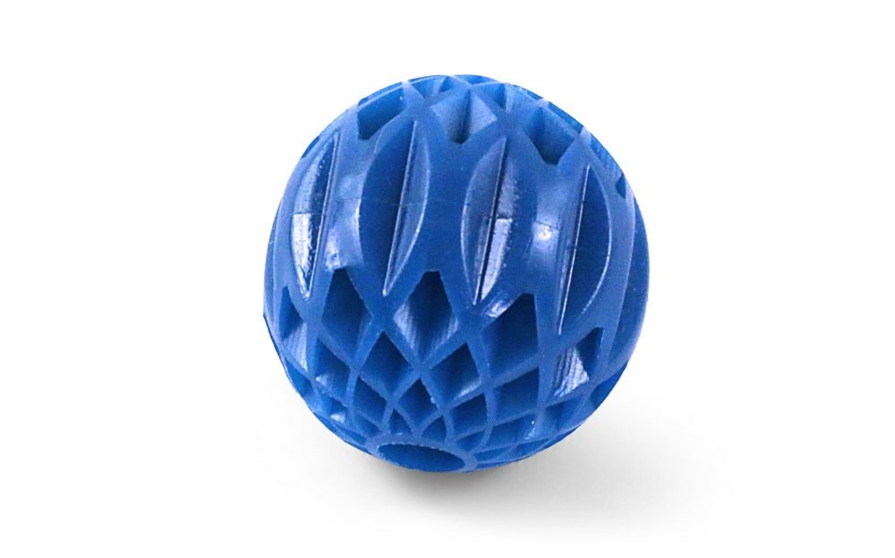 Balle rebondissante en spirale