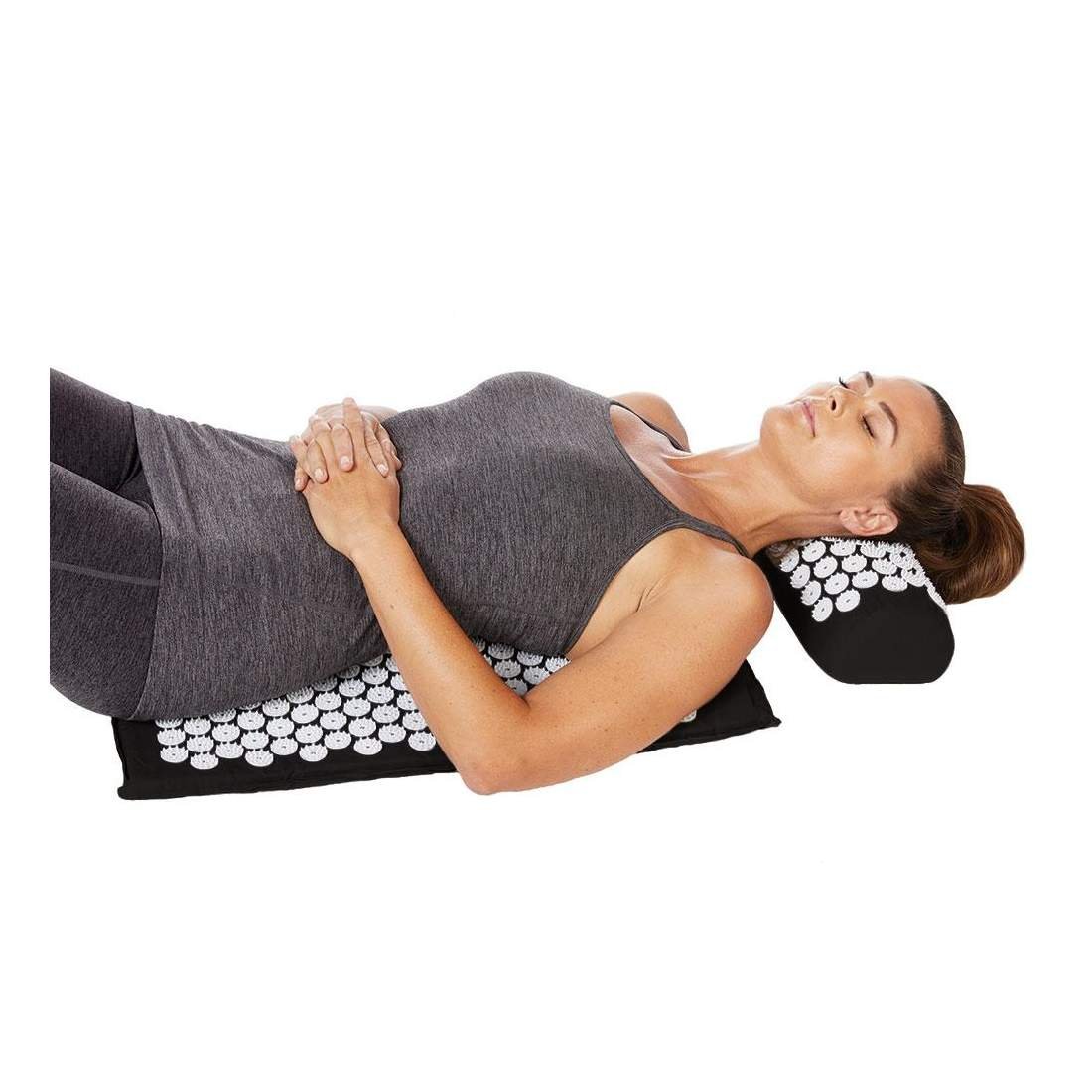 Tapis d'acupression et oreiller d'acupression – Noir |  eBoutique