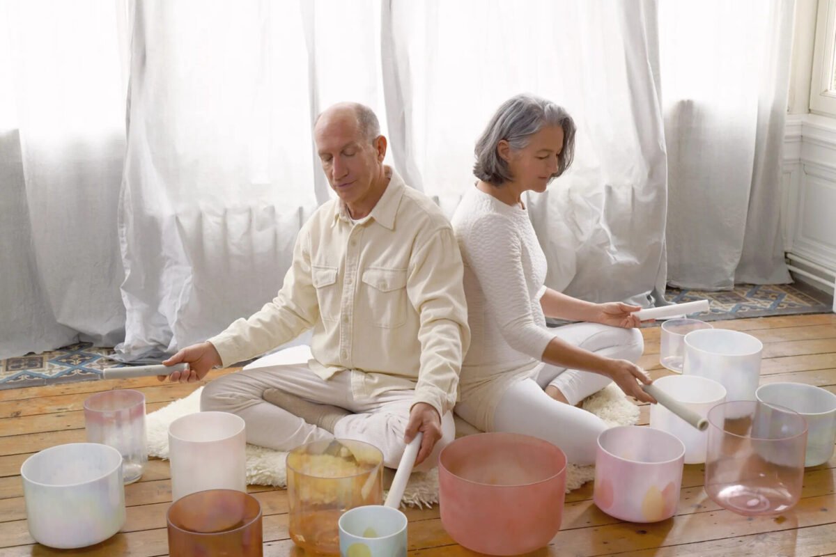 méditation avec bols chantants