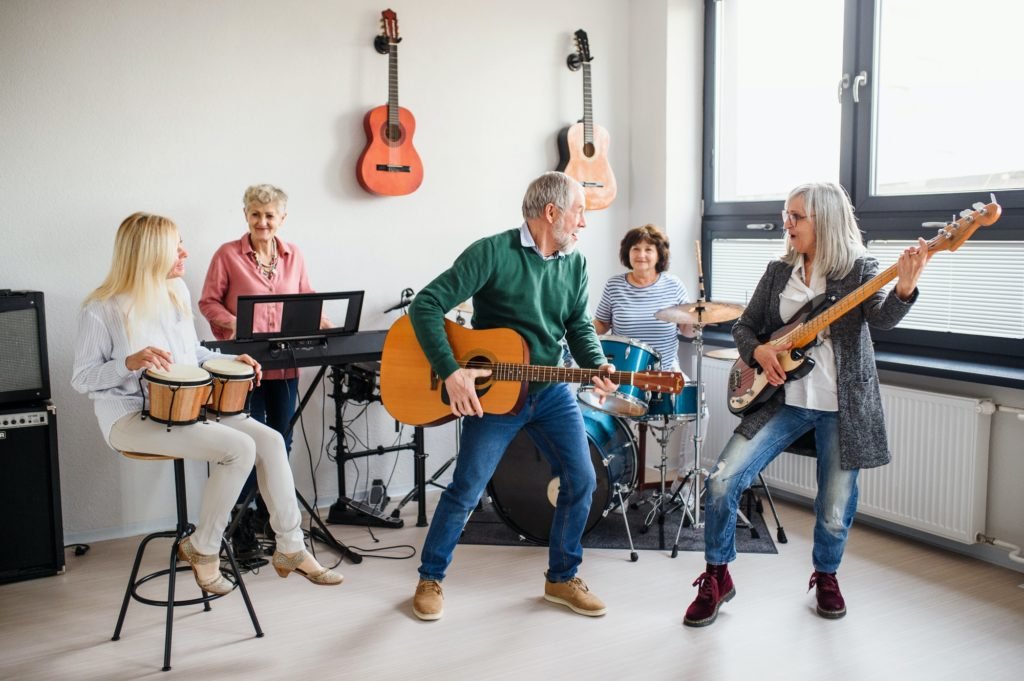 jouer d'un instrument pour se relaxer