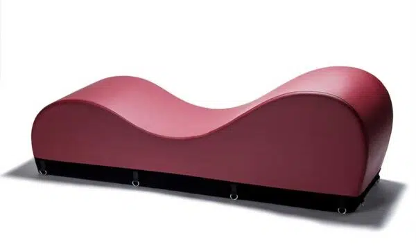 Chaise Sofa Tantra BDSM Simili Cuir Bordeaux