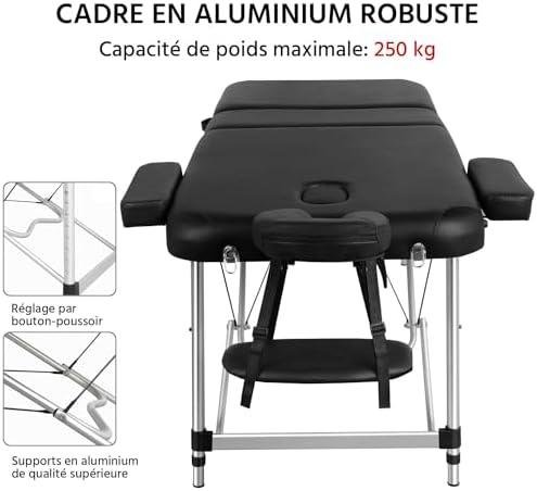 Yaheetech Table ‍de Massage - Notre Analyse et Avis⁣ Détaillés