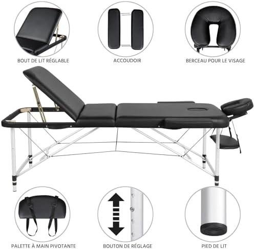 Yaheetech Table de Massage - Notre Analyse et Avis Détaillés