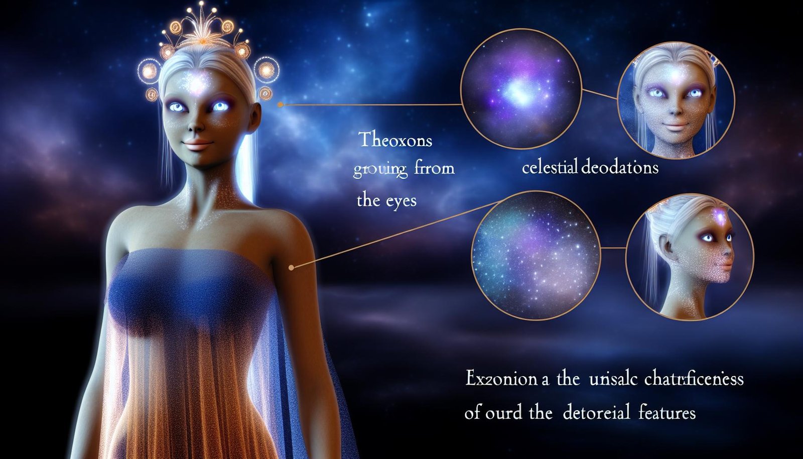 - Les caractéristiques physiques distinctives de ‌Theonia avis